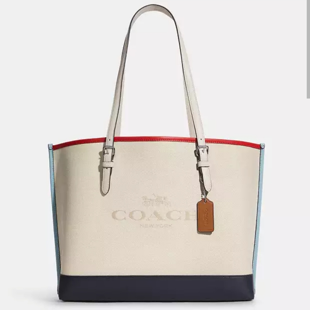 Coach Mollie Colorblock Tote
